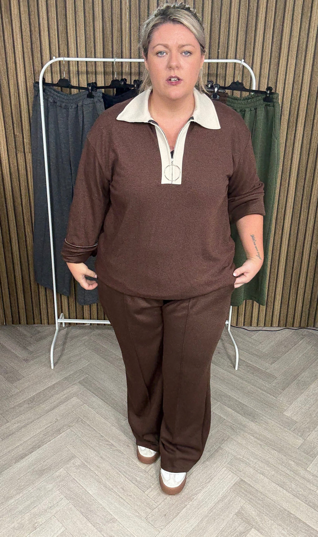 “Faking it” trousers