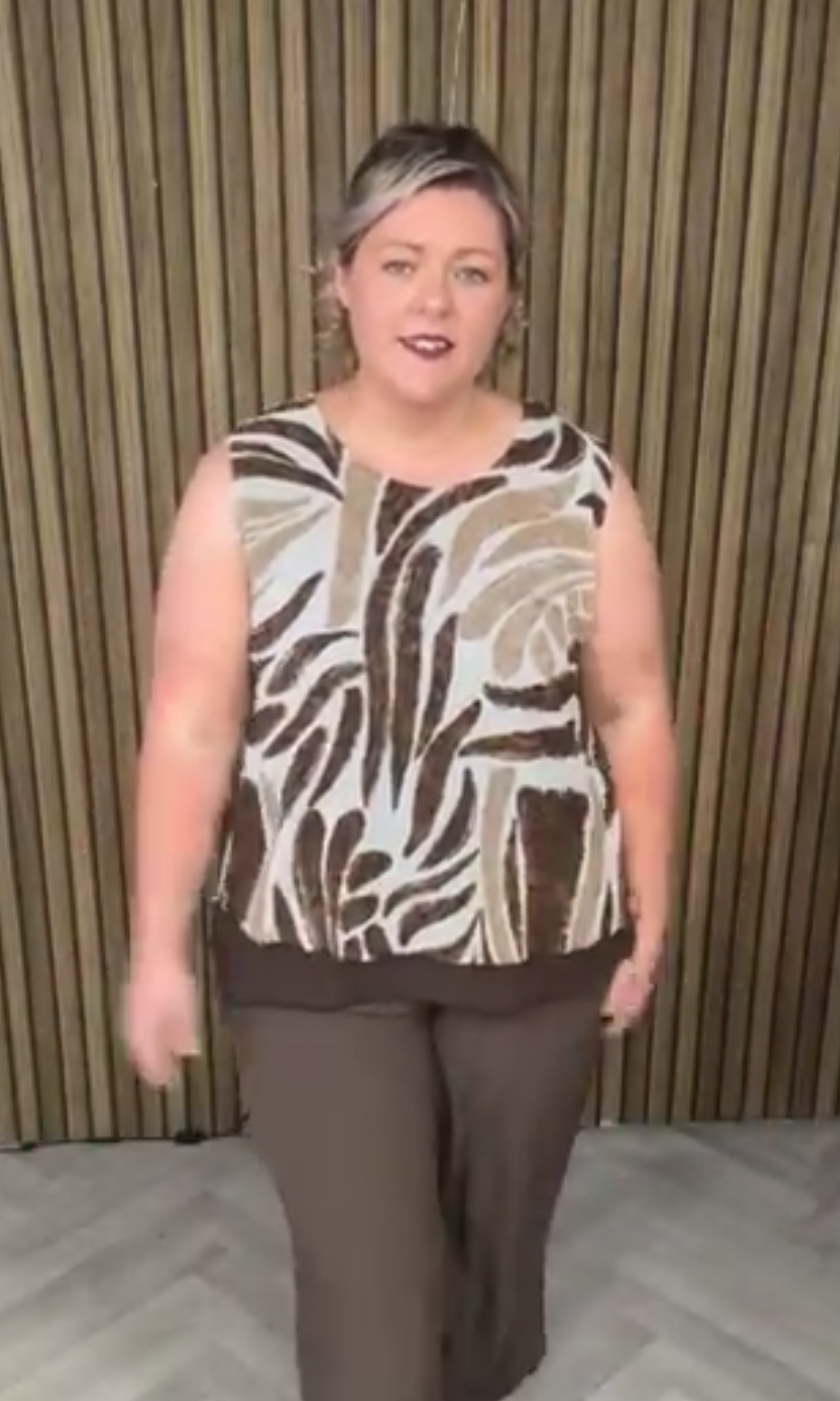 Cora double layer chiffon