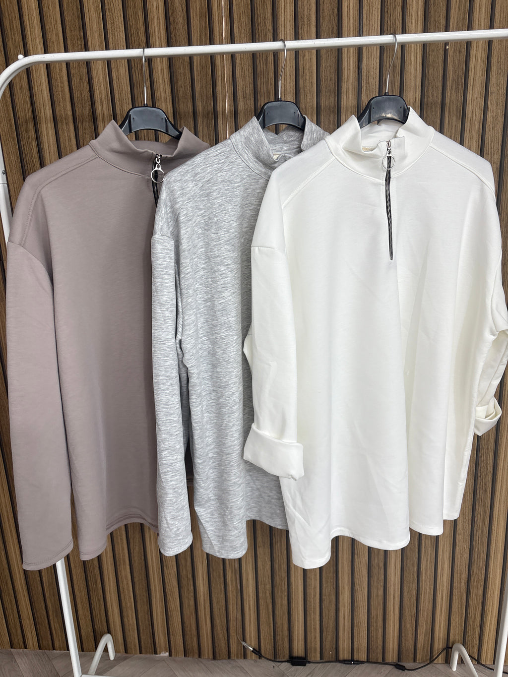 1/4 zip top