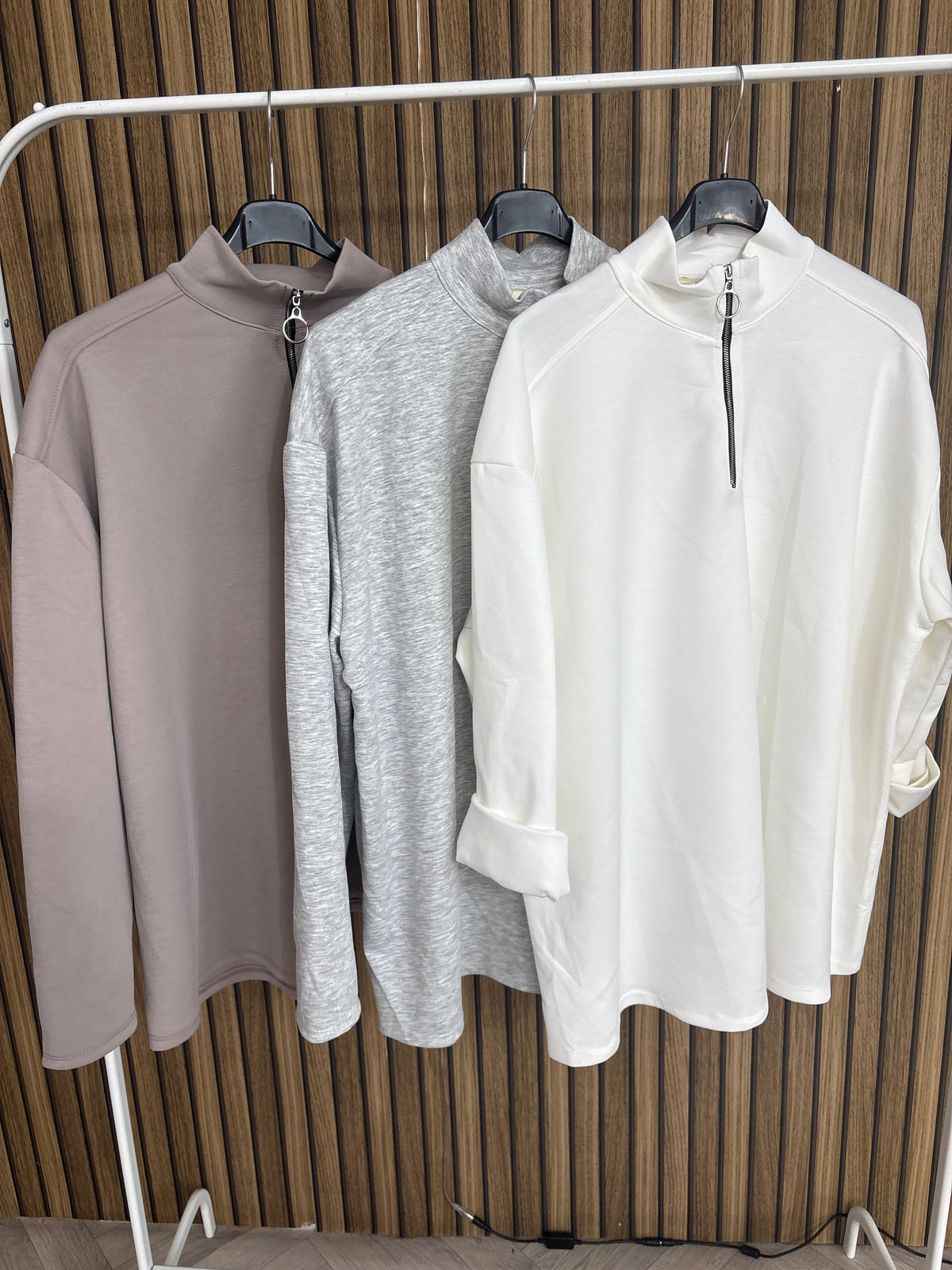 1/4 zip top