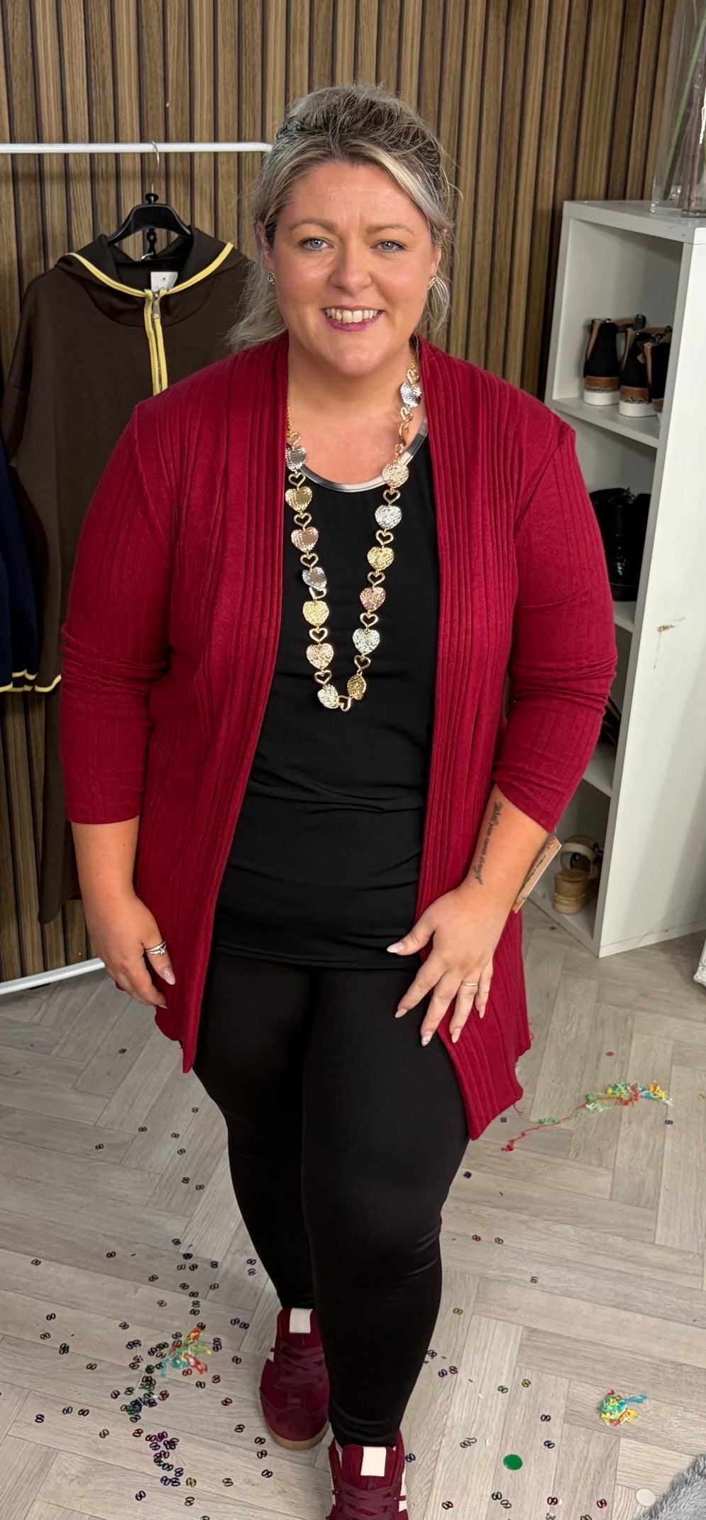 Sally ribbed cardigan