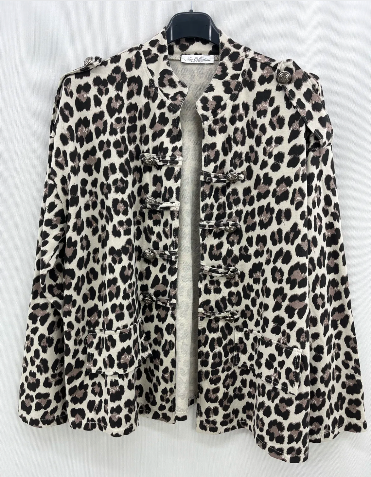 Leopard military jacket