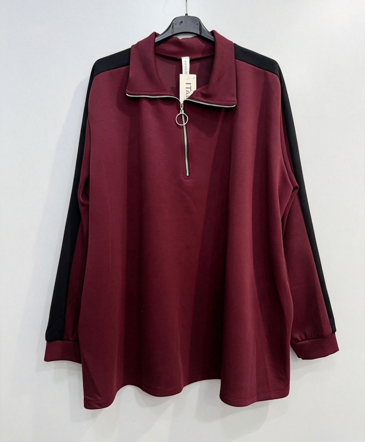 Stripe 1/4 zip (in stock)