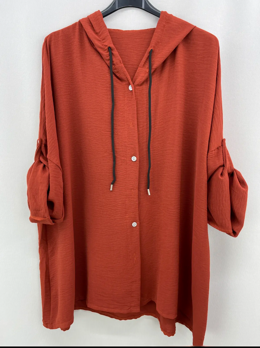 Mustang blouse with hood