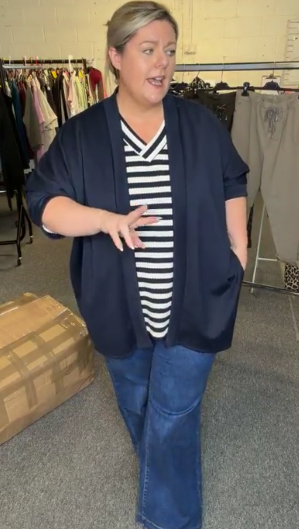 Ella top and cardi set